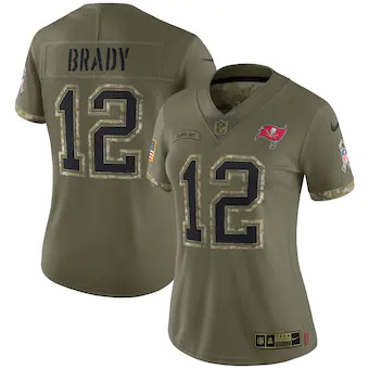 womens nike tom brady olive tom brady 2022 salute to servic